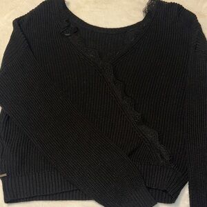 Hollister Women's Black Cardigan Sweater